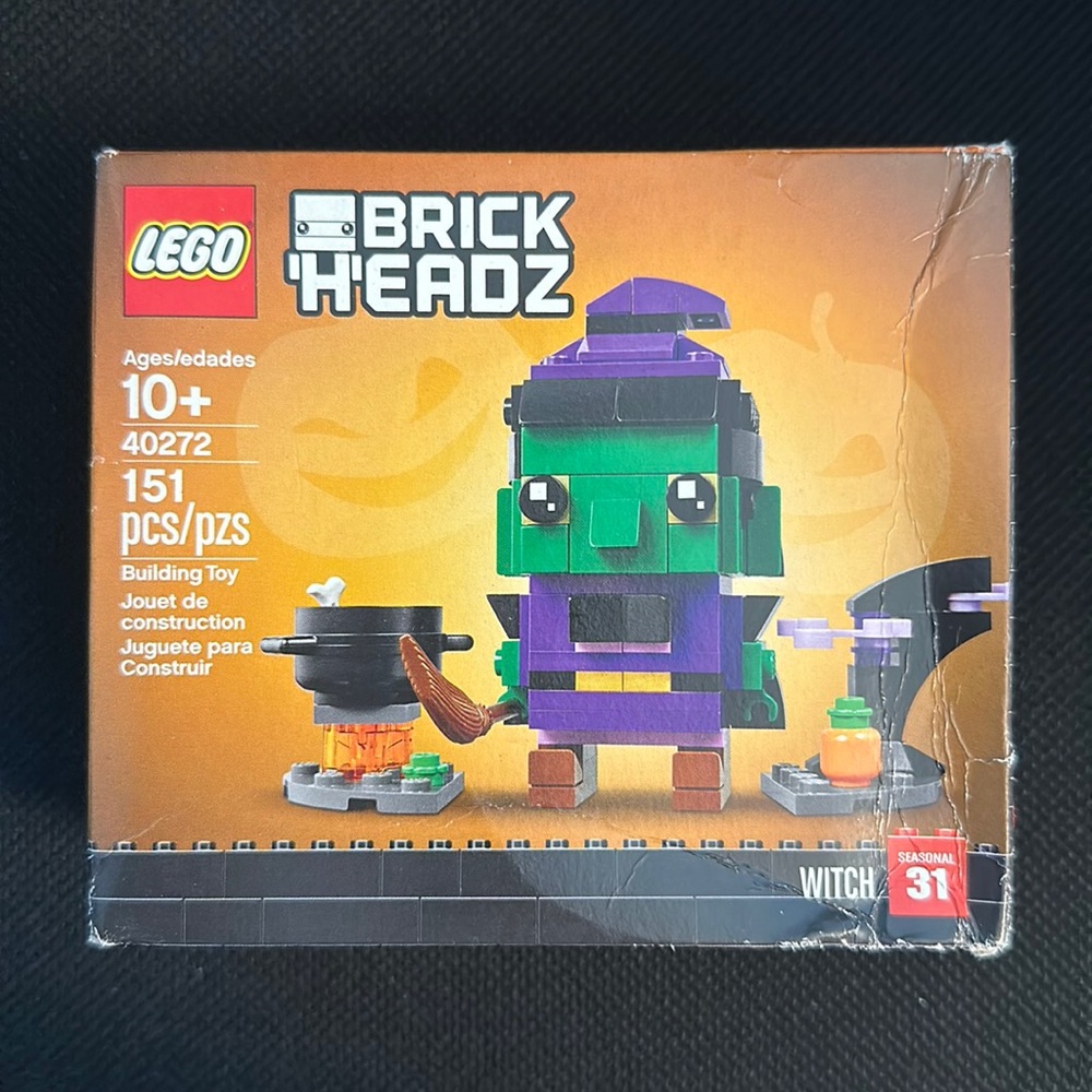 Brand New Lego 40272 BrickHeadz Halloween Witch (Retired Product)